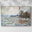 «Break Up Of Ice», reproduction d'art encadrée sur toile par Claude Monet-2119078993-2120202574-2120202568