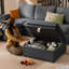 Canapé inclinable électrique à 3 places avec causeuse avec repose-tête et canapé modulaire surdimensionné avec table, tiroir, charge et repose-pieds avec rangement-1992582822