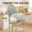(Set of 4) 20'' H Upholstered King Louis Back Side Chair Wood Dining Chairs-1666595664