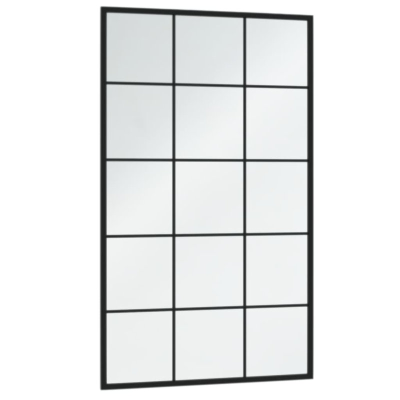 Mikayia Rectangular Metal Wall Mirror, 100cm H x 60cm W
