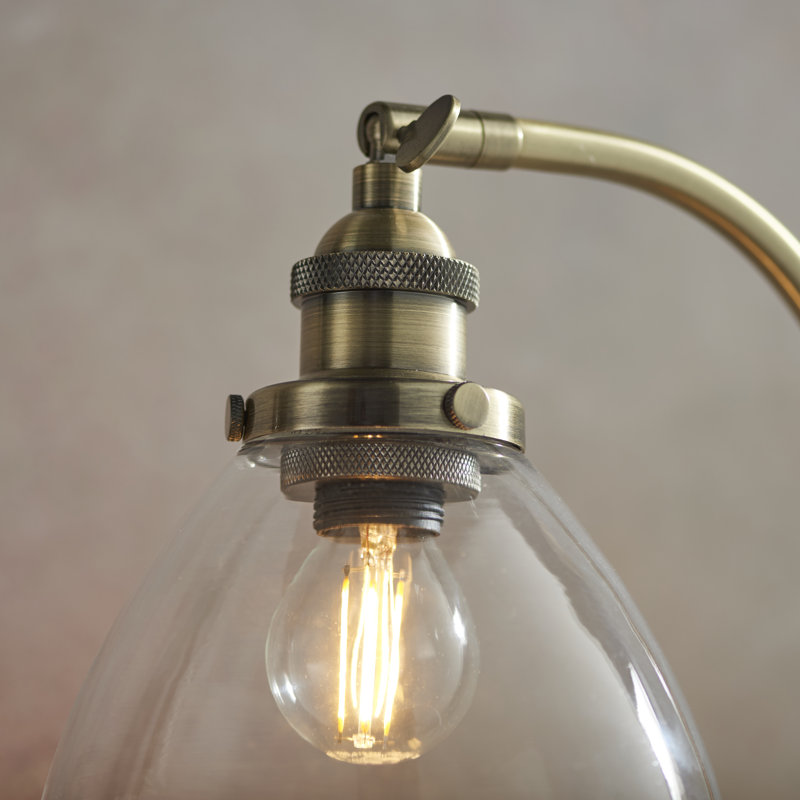 Anais Metal Desk Lamp, Brass