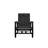 Belle Isle Sling Aluminum Frame Hidden Motion Chat/Lounge Chair With Marine Grade Polymer Arm Accent-98358310-98714575