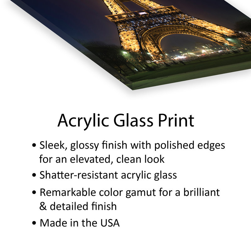 «Eiffel Tower V» par David Clapp - peinture sans cadre