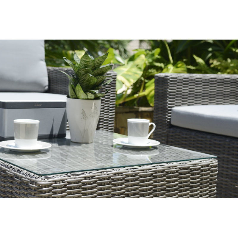 Mint Outdoor Marbella Rattan Corner Gardenlounge Set With Armchair