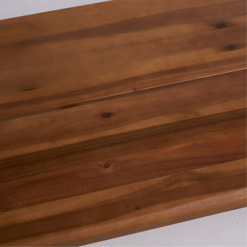 Banc industriel en bois et métal