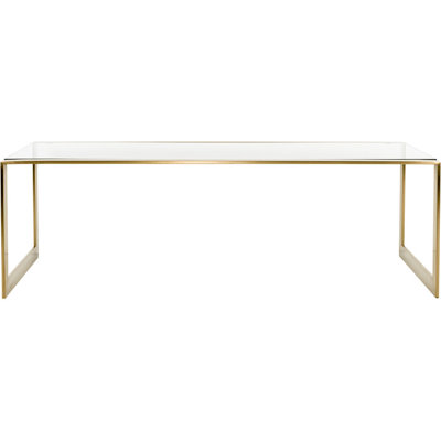 Glass Top Single Coffee Table