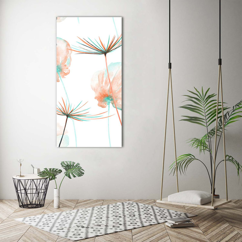 Field Flowers - Wrapped Canvas Print