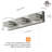 LED Bathroom Vanity Light Bar, Adjustable 5 CCT,Brushed Nickel-1899780157-1899780156-1907197775