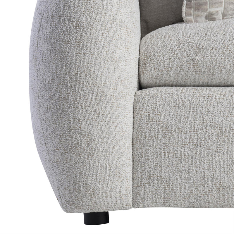Teddy Upholstered 104.25'' Sofa, White 5555-000