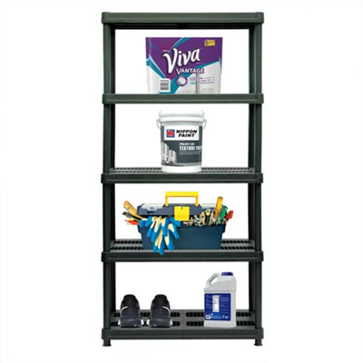 36'' W Plastic Shelving Unit