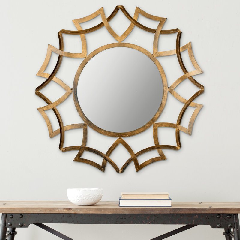 Wald Mirror, Antique Gold