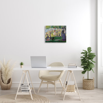 «Sunday on La Grande Jatte» par Georges Seurat - peinture sur toile tendue