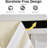 Magnetic Blackout Door Blinds, No Drill Roll Up French Door Curtain for Window, Thermal Insulated Light Blocking Shades for Sidelight Glass Window, 1 Panel-1739404965-1739404988