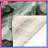 White Green Flowers Blankets-129218364