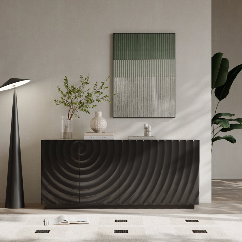 Buffet 59 po, Noir