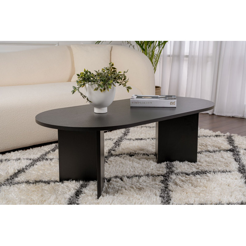 Tatjana Coffee Table, Wood Black, Wood, Wood Black