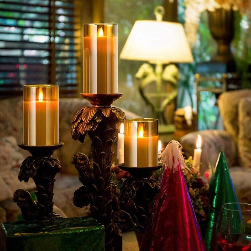 Flameless Candle, Light Gold