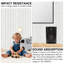 Paquet de 15 babillards modulaires en feutre, tuiles 11,8 x 11,8 po avec 30 punaises pour affichage mural de photos de bureau à domicile, blanc-468943932