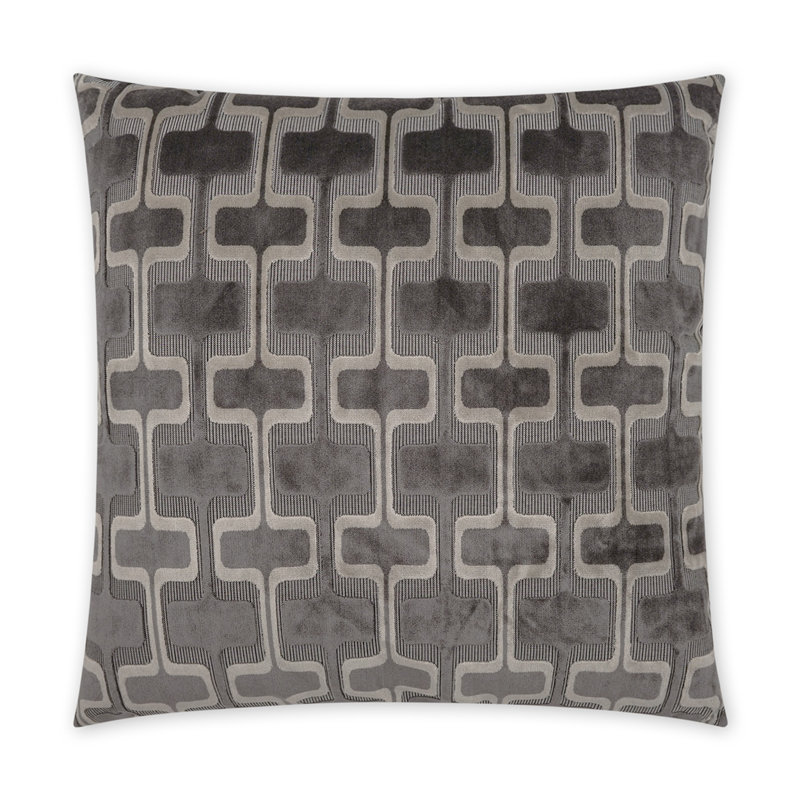Uffizzi Pillow Cover & Insert, Carbon, Square 24"