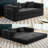 Boneless Convertible Sleeper Sofa Bed With 2 Pillows, Corduroy Folding Mattress Couch Removable And Washable Sofa , Compression Sofa Lounge Couch For Living Room Small Spaces-501991528-498743549