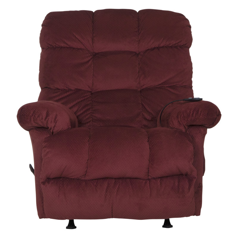 Fauteuil inclinable manuel berçant standard de 40 po de largeur, Rouge