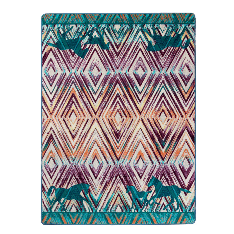 Aamaya Southwestern Indoor Rug, Rectangle 8' x 11'