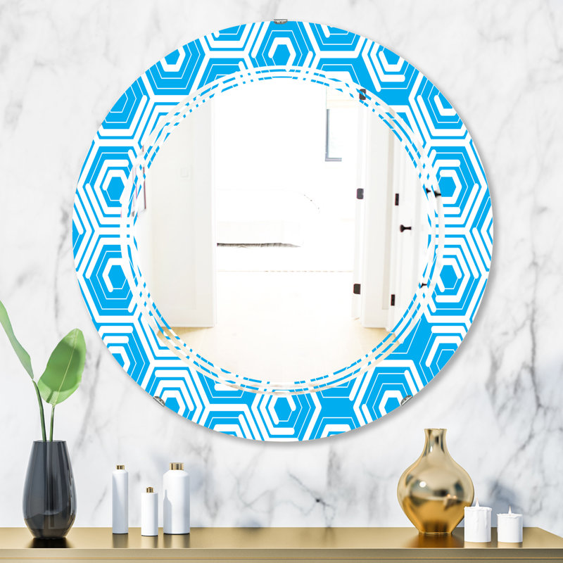 Miroir mural Hexagon, 31,5 po x 31,5 po