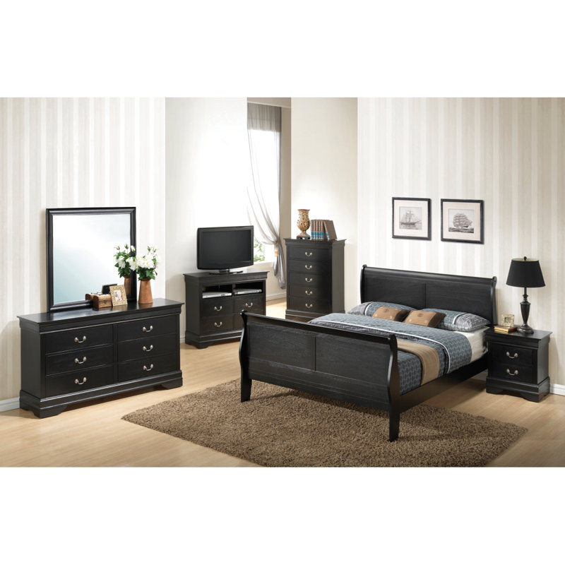 Bed Frame With Headboard, King