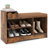 Entryway Shoe Storage Bench With Small Storage Drawer