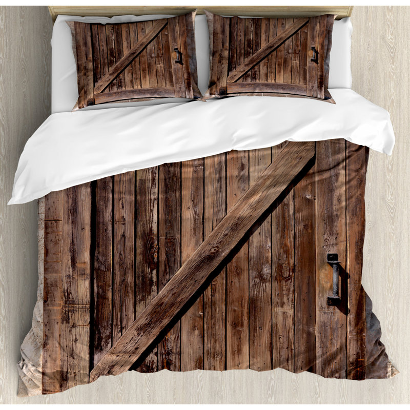 Rustic Polyester Duvet Cover