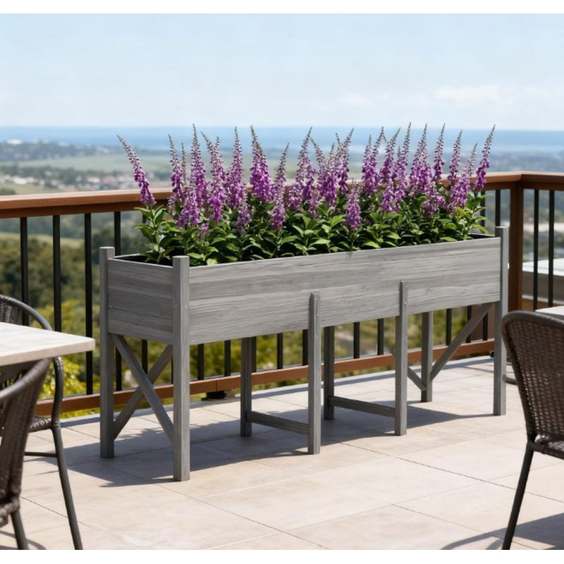 Raised Garden Bed (Gray)