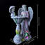 Statue ange et piscine