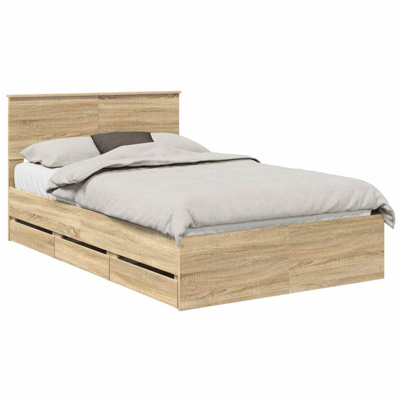 Bed, Sonoma Oak, Small Double (4')