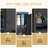 Metal Adjustable 2 Doors Metal Storage Cabinet Kitchen Pantry Cabinet With Adjustable Shelves All Steel Cabinet Locker For Kitchen, Living Room, Dining Room And Office-1708682425