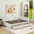 Modern Full Size Upholstered Daybed with Storage Drawers-2143799885