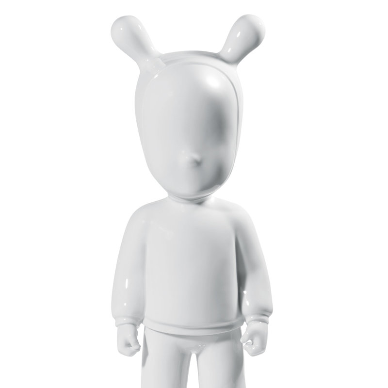 La statue d’invité, Blanc