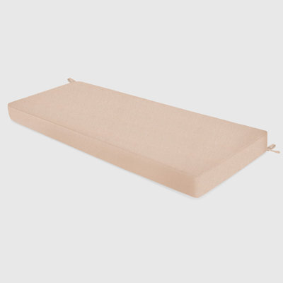 3'' H Customizable Bench Cushion For Indoor/Outdoor Furniture/Chair/Window Seat, Premium 75D High-Resilience Foam