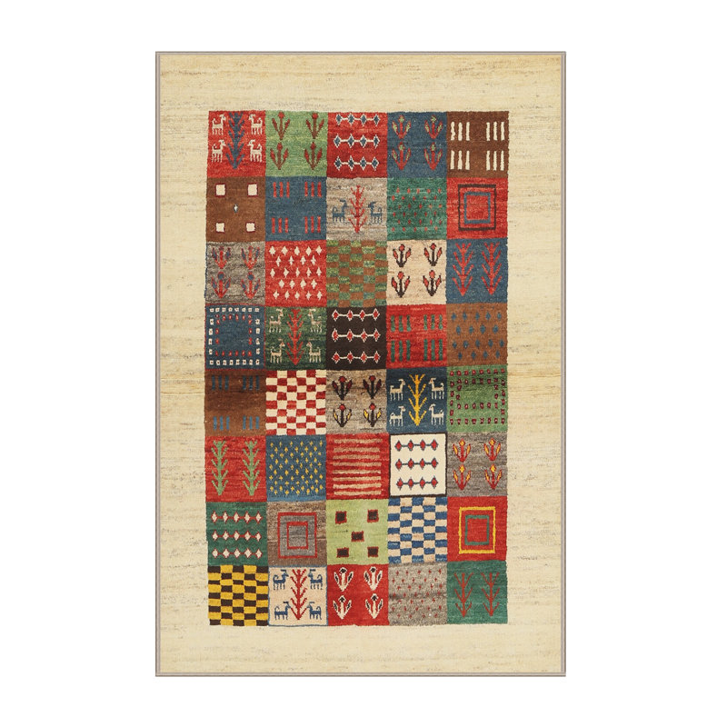 Patchwork Indoor Rug, Rectangle 5' x 8'