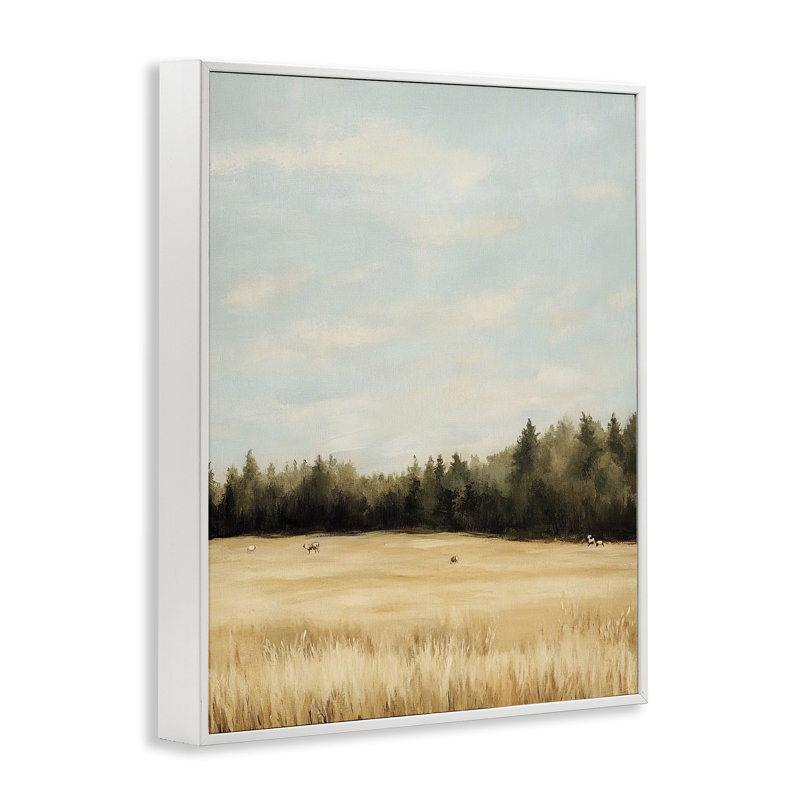 Out To Pasture Landscape Giclee Art, design by Franklyn Gregory, H 14 po x l 11 po