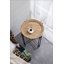 Table d'appoint ronde avec plateau en bois