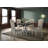 Iris Weathered White Wood 5-Piece Dining Set
