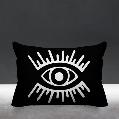 Abstract Outdoor Reversible Throw Pillow
