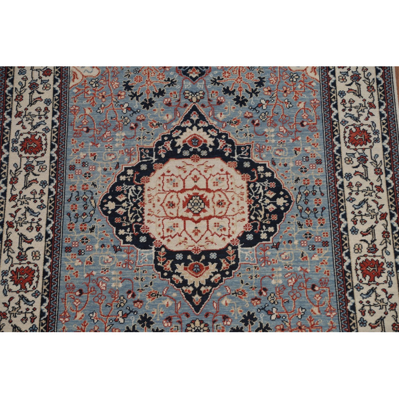 Tapis turc en laine Kashan Mohtasham 5x7