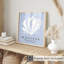«Botanical Matisse Shell Soft Blue Bohemian», reproduction d'art sans cadre-2067130500