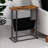 Articombe Side Table With Sling, Small Side Table, Sofa Table, Narrow Bedside Table, End Table, Narrow Table