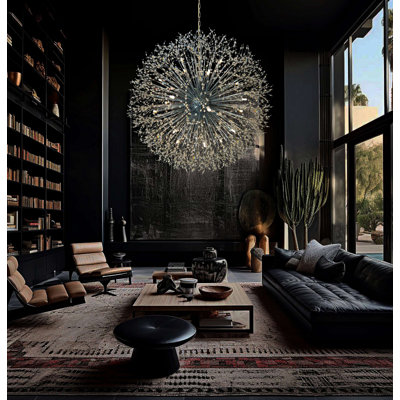 Islaa Dimmable Crystal Sputnik Chandelier