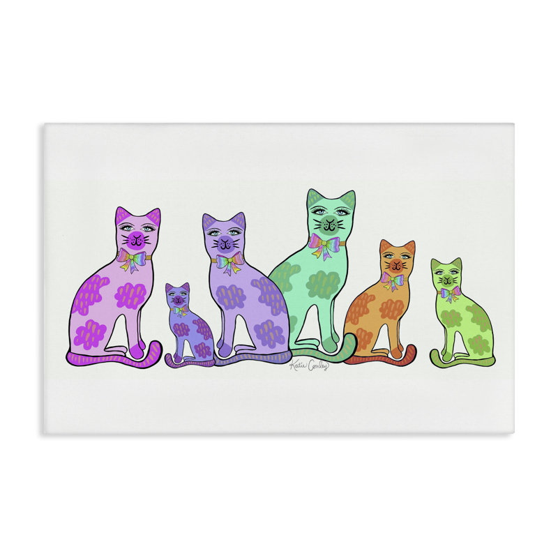 «Funky Whimsical Cats», conception de Katie Conley