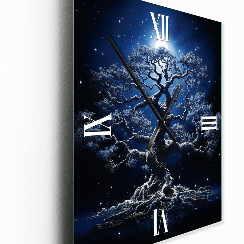 Jermiah - Horloge murale florale surdimensionnée, Petit