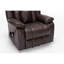 Fauteuil inclinable électrique de massage, fauteuil inclinable en cuir PU-1810975738