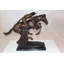 Sculpture Arria Cheyenne Remington en bronze - sculpture en cire perdue faite à la main, L 27 po x l 8,5 po x H 22 po